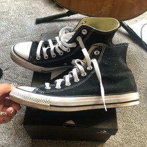 Black Chuck Taylor Converse Hi